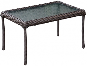 Столик журнальный GIZA (Гиза) 100х71 коричневый из искусственного ротанга Столик журнальный GIZA (Гиза) 100х71 коричневый из искусственного ротанга