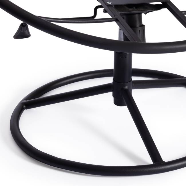 Кресло CLOUDE HOME рогожка/металл, 97х98х90-96см, коричневый, 3М7-147 коричневый рогожка/металл