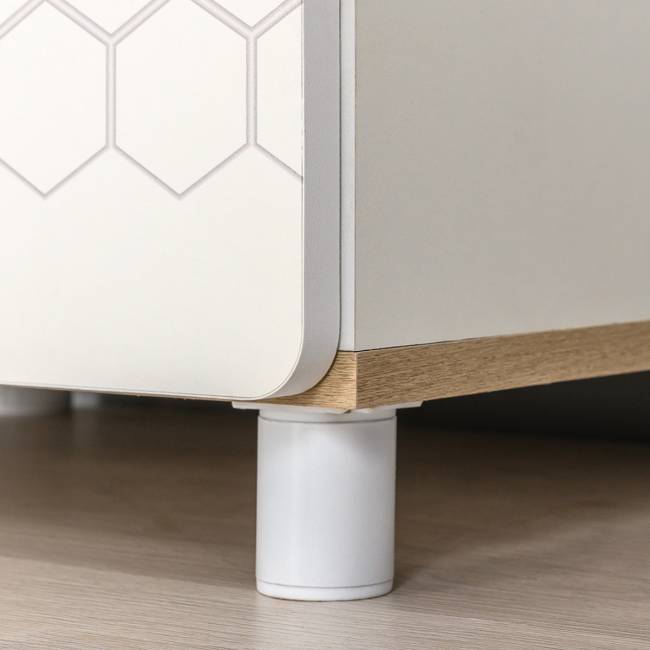 Два детских шкафа для одежды Эйп цвет белый/дуб белый Два детских шкафа для одежды Эйп цвет белый/дуб белый