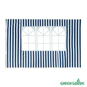 Стенка для садового тента Green Glade 4120 1,95х2,95м полиэстер с окном синяя (20) Стенка для садового тента Green Glade 4120 1,95х2,95м полиэстер с окном синяя (20)