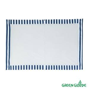 Стенка для садового тента Green Glade 4140 1,95х2,95м полиэстер с москитной сеткой синяя (20) Стенка для садового тента Green Glade 4140 1,95х2,95м полиэстер с москитной сеткой синяя (20)
