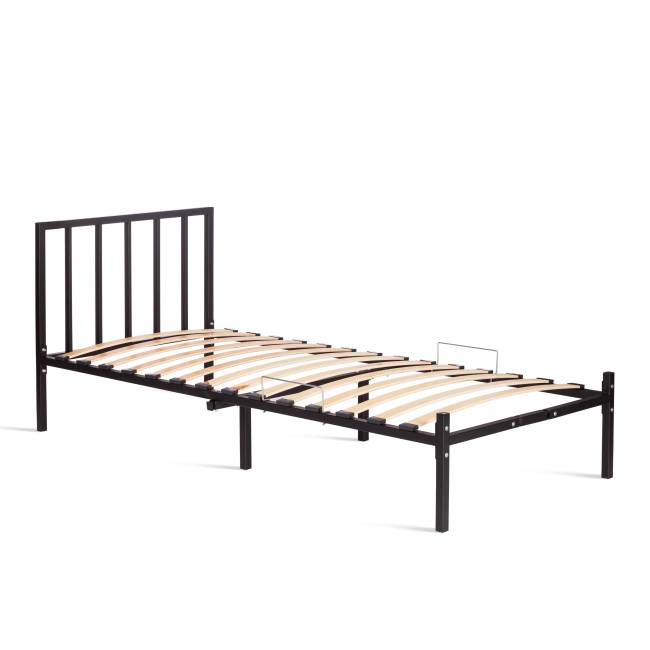Кровать Bruno металл, 90*200 см, черный