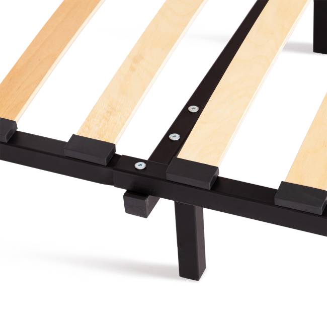 Кровать Bruno металл, 90*200 см, черный