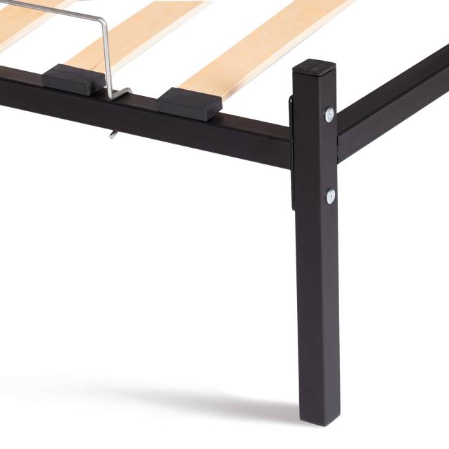 Кровать Bruno металл, 90*200 см, черный