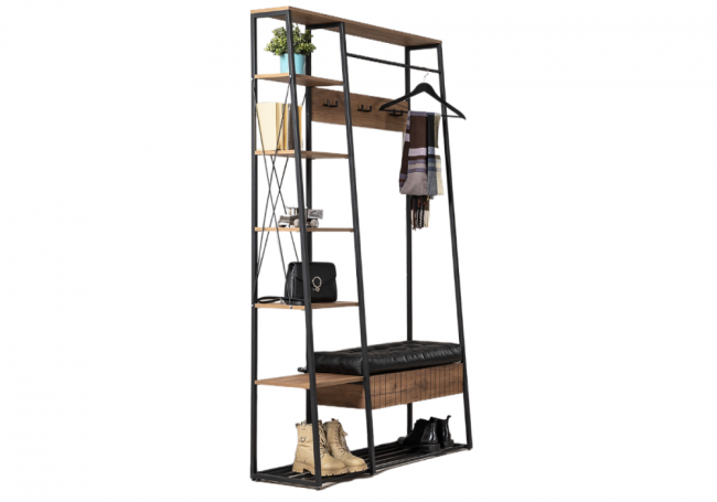 Гранд 15.124 дуб крафт табачный / кожзам HOLST Black