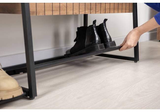 Гранд 15.124 дуб крафт табачный / кожзам HOLST Black