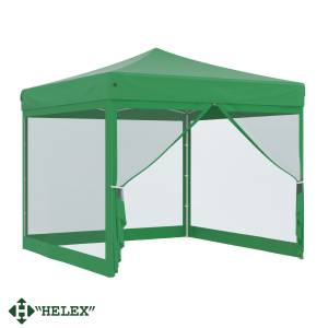 Тент садовый Helex 4351 3x3х3м полиэстер зеленый Тент садовый Helex 4351 3x3х3м полиэстер зеленый