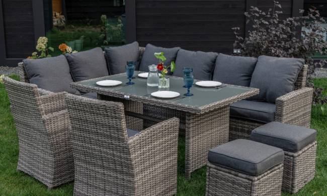 Угловой комплект ZORRO PLUS DOUBLE серого цвета Угловой комплект ZORRO PLUS DOUBLE серого цвета