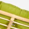 Кресло PAPASAN ECO/ПАПАСАН ЭКО P115-1/SP STD /c подушкой, ремешками/ диаметр подушки 125 см, 115x101x92 см, Natural (натуральный), флок Олива, 23 Кресло PAPASAN ECO/ПАПАСАН ЭКО P115-1/SP STD /c подушкой, ремешками/ диаметр подушки 125 см, 115x101x92 см, Natural (натуральный), флок Олива, 23