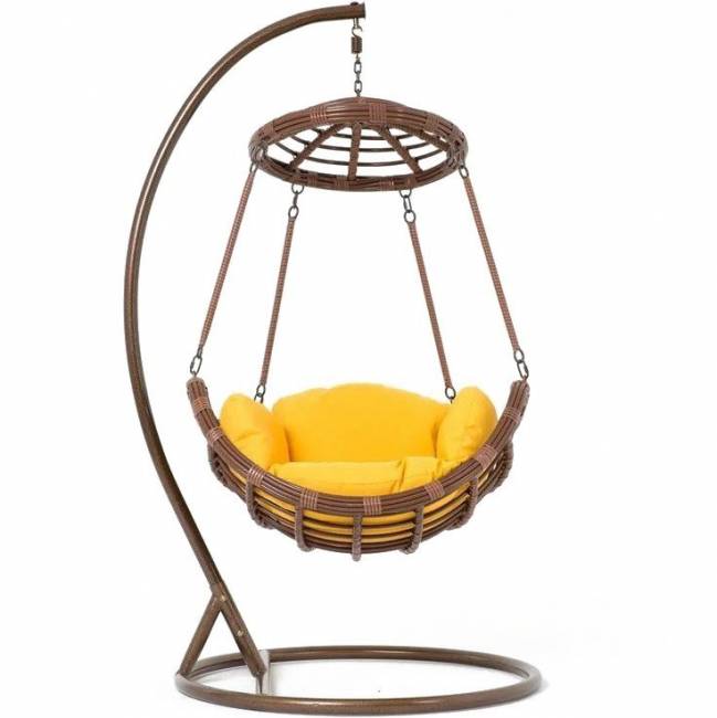 Подвесное кресло из искусственного ротанга Vinotti 44-004-18 Подвесное кресло из искусственного ротанга Vinotti 44-004-18