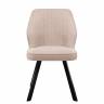Стул DikLine 232 поворотный B03 BEIGE, ножки черные