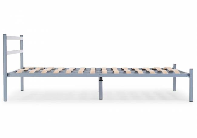 Двуспальная кровать Фади-01 160х200 серая