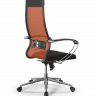 Кресло Sit 10 B1-111K - X2+UMF(X1) /Ub00/Wh00/K1cL(M09.B23.G18.W01), оранжевый-черный