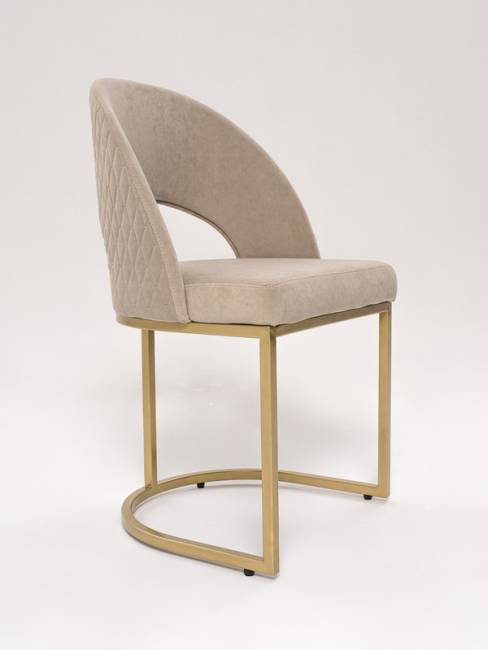 Стул Oscar Beige Romb / Gold