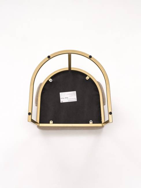 Стул Oscar Beige Romb / Gold