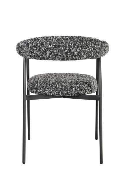 Стул обеденный Toko черно-белый 2 шт.