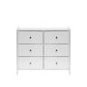 Комод Leset Хайди 6 ящиков Белый Белый