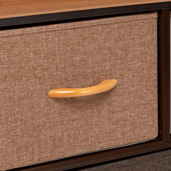 Комод Leset Локи 5 ящиков с полкой Коричневый Бежевый, светло-коричневый, темно-коричневый Комод Leset Локи 5 ящиков с полкой Коричневый Бежевый, светло-коричневый, темно-коричневый