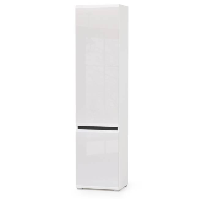 Сидней № 41 цвет белый/чёрный/фасады МДФ белый глянец