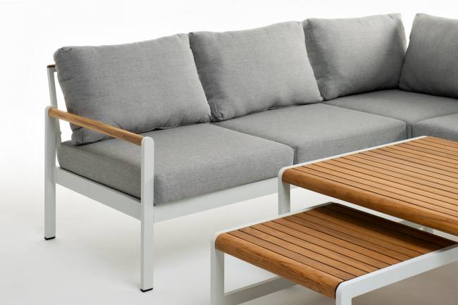 Лаунж зона из алюминия MAYA M белая  Joygarden