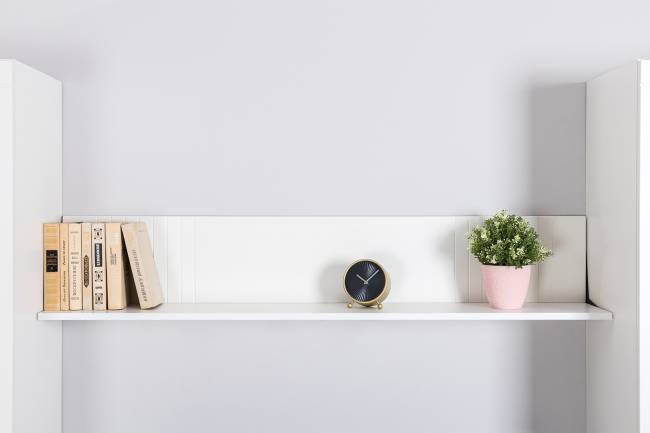 Стенка для гостиной Валенсия № 122 цвет белый шагрень