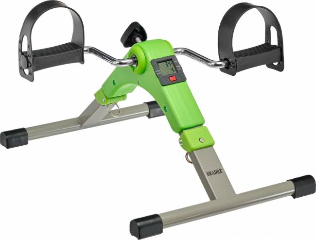 Мини велотренажер, складной Bradex SF 0578, зеленый Мини велотренажер, складной Bradex SF 0578, зеленый