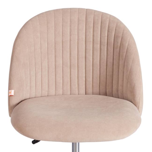 Кресло MELODY флок , бежевый, 7 бежевый флок Кресло MELODY флок , бежевый, 7 бежевый флок