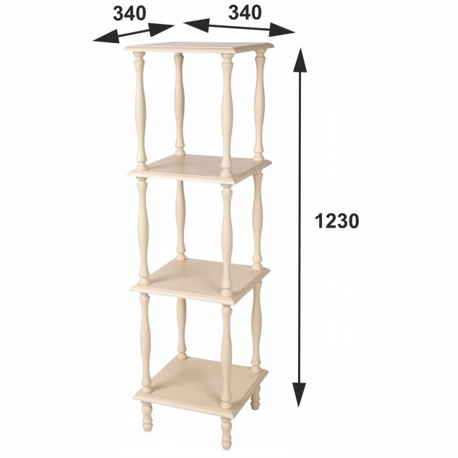 Этажерка П 8 слоновая кость Этажерка П 8 слоновая кость