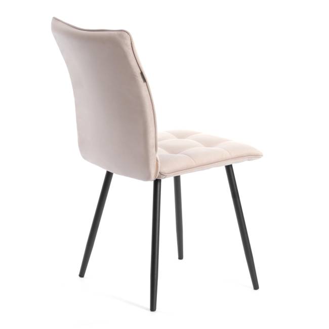 Комплект кресло+стул Bari/Бари LT, велюр, бежевый/черный, 7 бежевый/черный флок Комплект кресло+стул Bari/Бари LT, велюр, бежевый/черный, 7 бежевый/черный флок