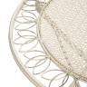 Комплект (стол + 2 стула) Secret de Maison Амальфи/Amalfi металл, античный белый античный белый металл