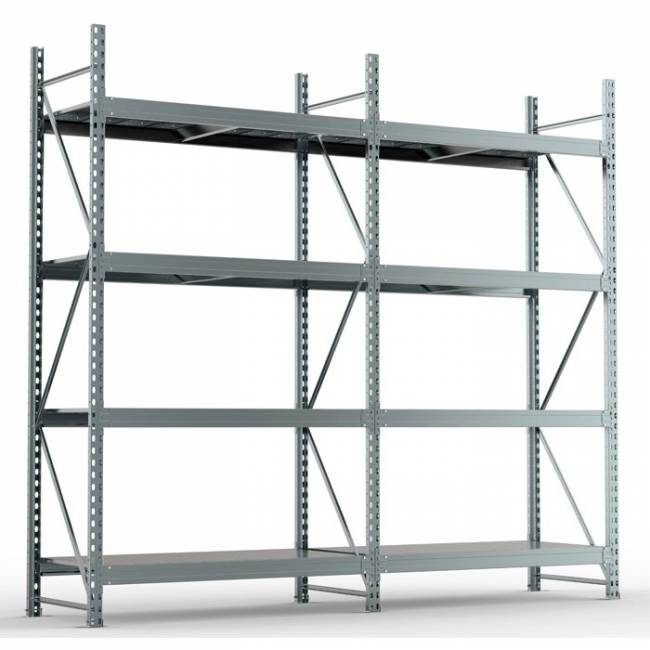 Стеллаж металлический SGR-V-Zn 1284-2,5-DS Стеллаж металлический SGR-V-Zn 1284-2,5-DS