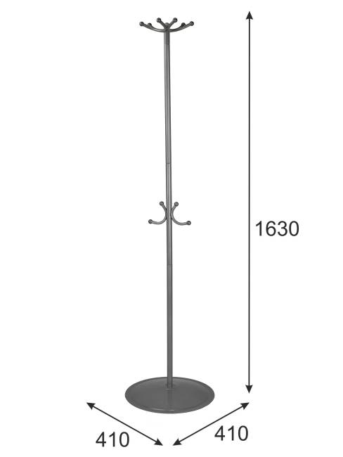 Вешалка напольная Пико 16 металлик Вешалка напольная Пико 16 металлик