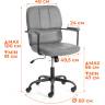 Кресло ALPHA иск. замша, Grey (Cерый) Grey (Cерый) иск. замша