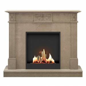 Биокамин в мраморном портале SteelHeat Lada (Стандарт)