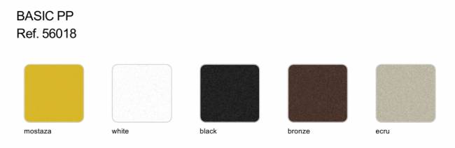 Стол пластиковый барный Spritz Basic черный 500x500x1000 мм