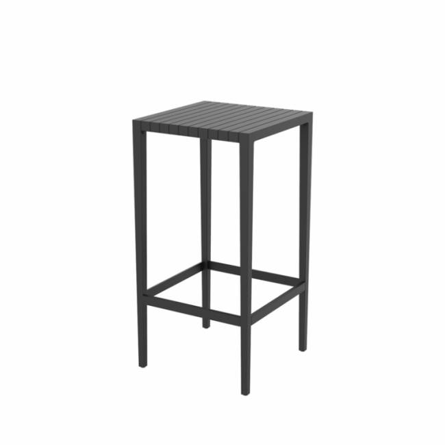 Стол пластиковый барный Spritz Basic черный 500x500x1000 мм