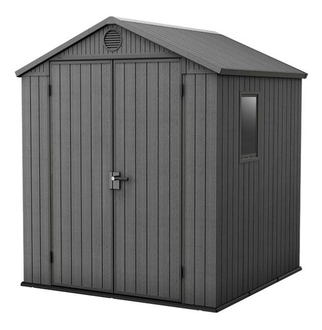 Сарай "Дарвин 6х6" (размеры 183 х 182 см), серый Сарай "Дарвин 6х6" (размеры 183 х 182 см), серый