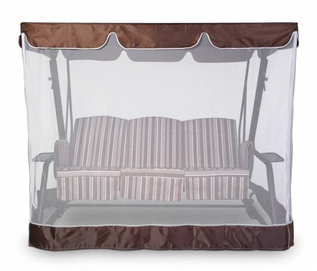 Тент-крыша + москитная сетка Элит Люкс Плюс 240х123х175, шоколад Тент-крыша + москитная сетка Элит Люкс Плюс 240х123х175, шоколад