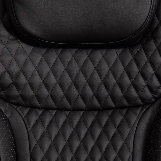 Кресло Trust (max) кож/зам, черный/черный стеганный/черный, 36-6/36-6/36-6/06 черный/черный стеганный/черный кож/зам