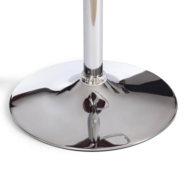 Барный стул VIMTA (mod.4021S) металл/дерево/ткань, 60х51х91,5-112,5 см, выс. сид. 61,5-82,5 см, бежевый/натур./хром, Aimcasa 5 береза, серый металл/дерево/ткань