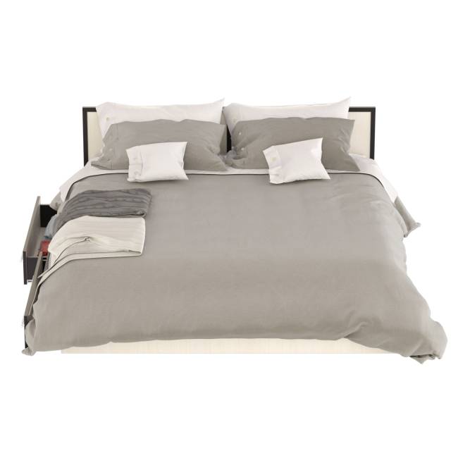 Сакура Кровать 1800 цвет венге/дуб лоредо