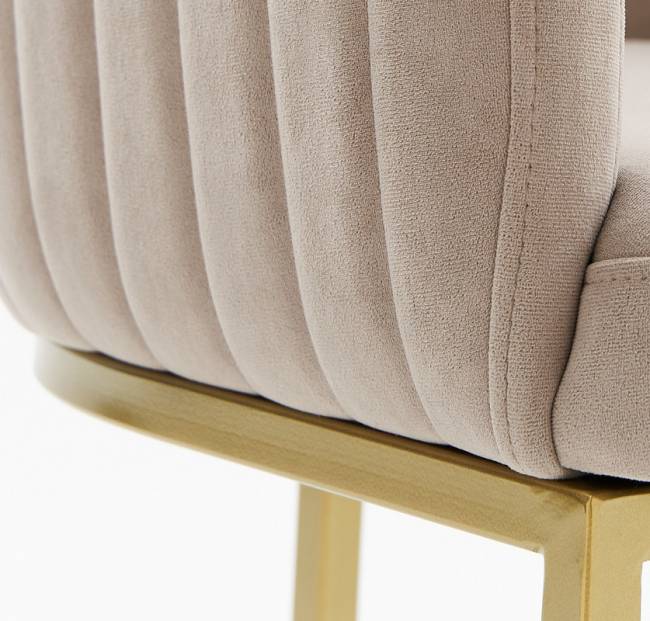 Стул Amely Beige / Gold