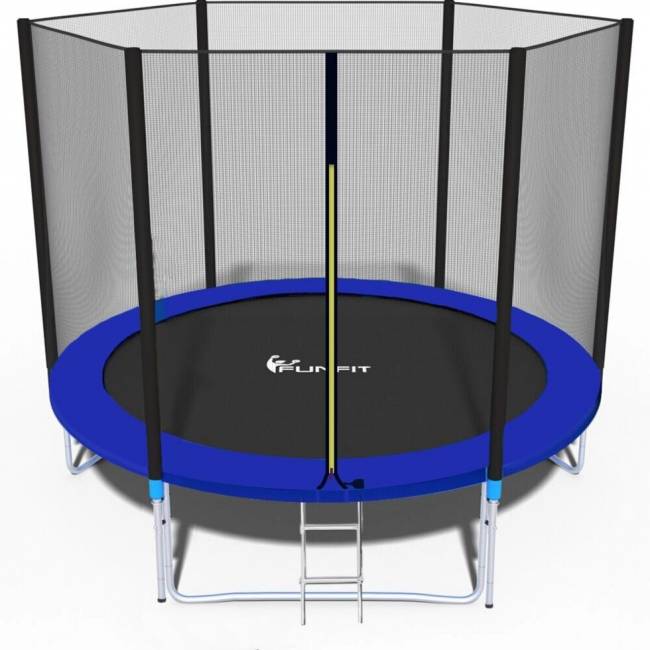 Батут "FunFit 10 FT 312 см PRO", синий