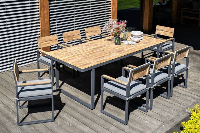 Обеденная группа из алюминия TOPA XL Joygarden Обеденная группа из алюминия TOPA XL Joygarden