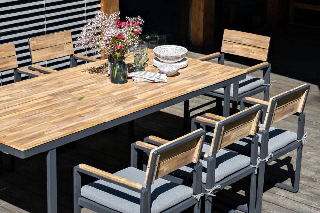 Обеденная группа из алюминия TOPA XL Joygarden Обеденная группа из алюминия TOPA XL Joygarden