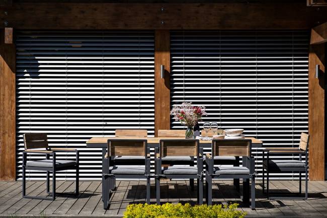 Обеденная группа из алюминия TOPA XL Joygarden Обеденная группа из алюминия TOPA XL Joygarden