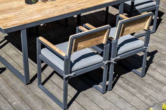 Обеденная группа из алюминия TOPA XL Joygarden Обеденная группа из алюминия TOPA XL Joygarden