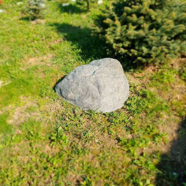 Искусственный валун "ЛЮКС", D80-1, серый