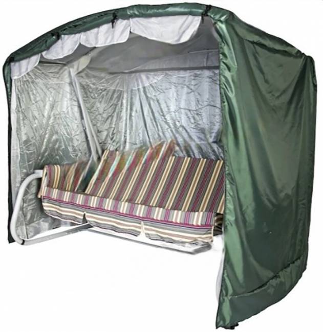 Чехол  для садовых качелей Золотая Корона 76 - 220х175х185, зеленый
