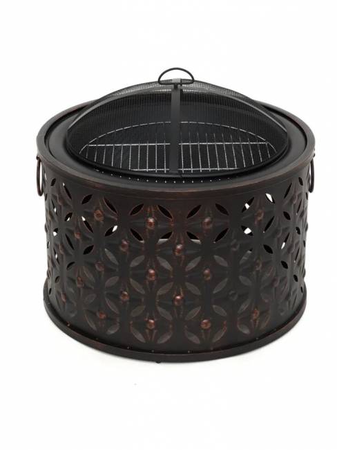 Hugett Fire Pit 625 Состаренная медь / Чёрный